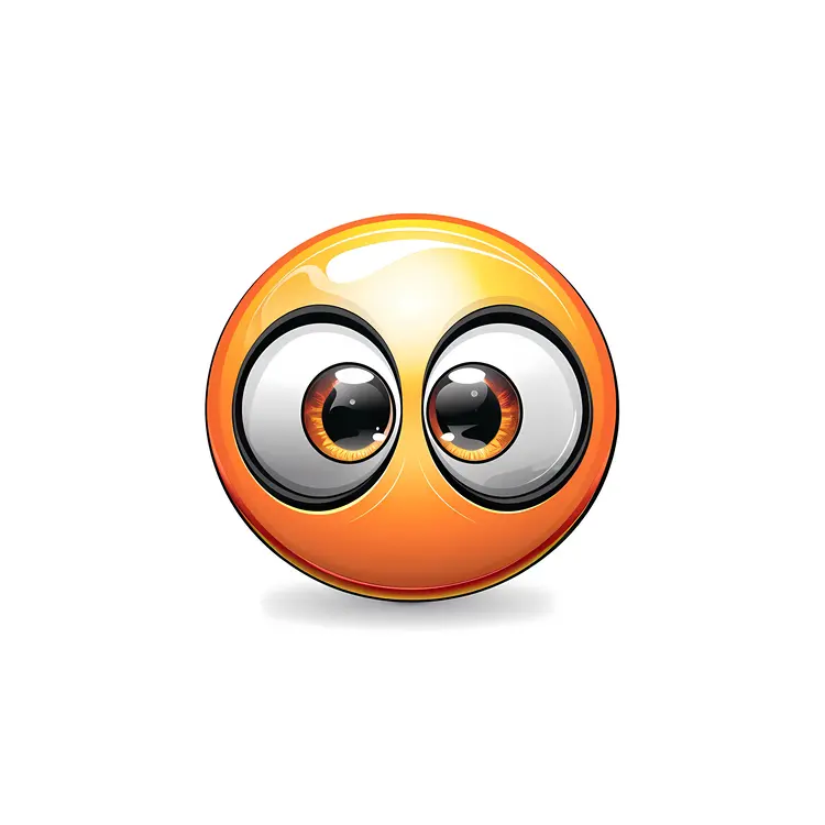 Surprised Emoji with Big Eyes