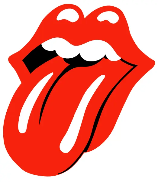 Red Lips with Tongue Illustration