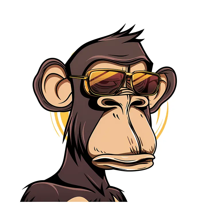 Cool Monkey with Sunglasses