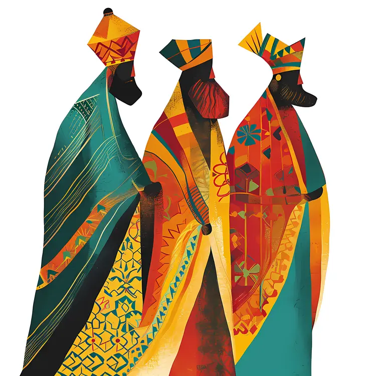 Three Wise Men Illustration