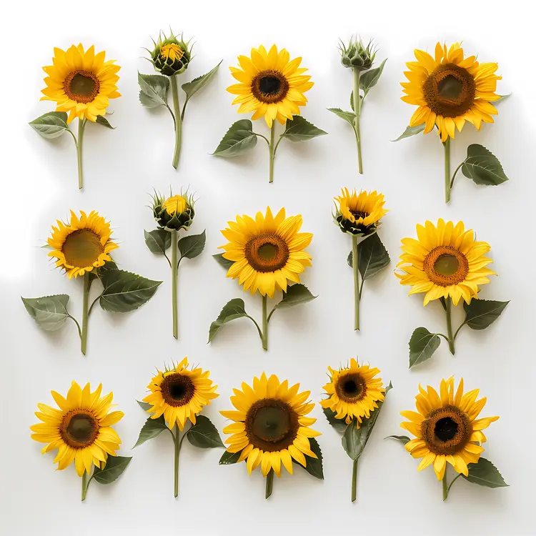 Sunflowers in Full Bloom
