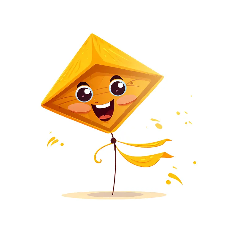 Smiling Yellow Kite