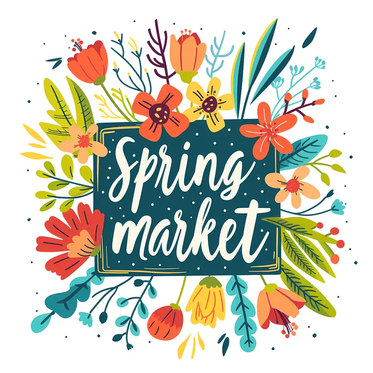 Spring Market Flowers Event