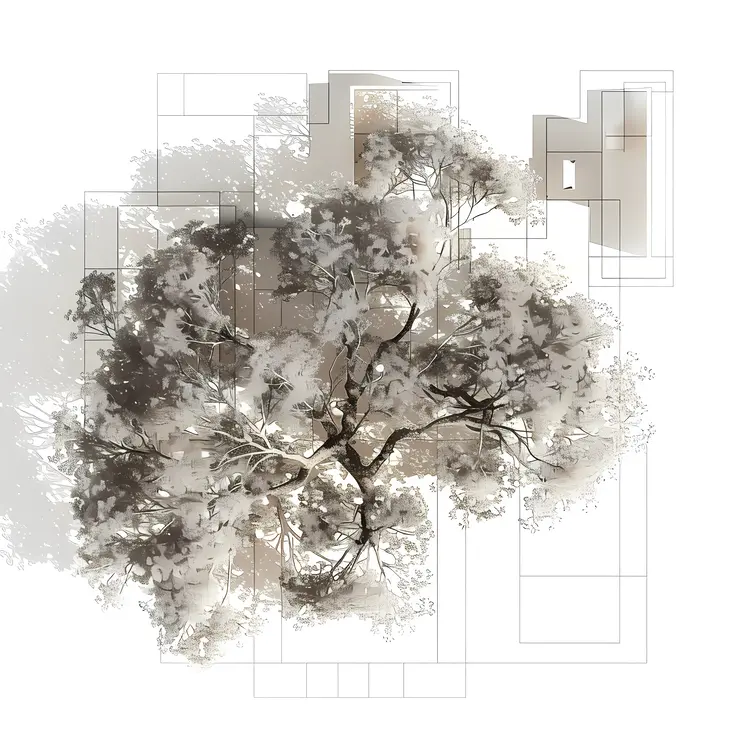 Architectural Tree Sketch
