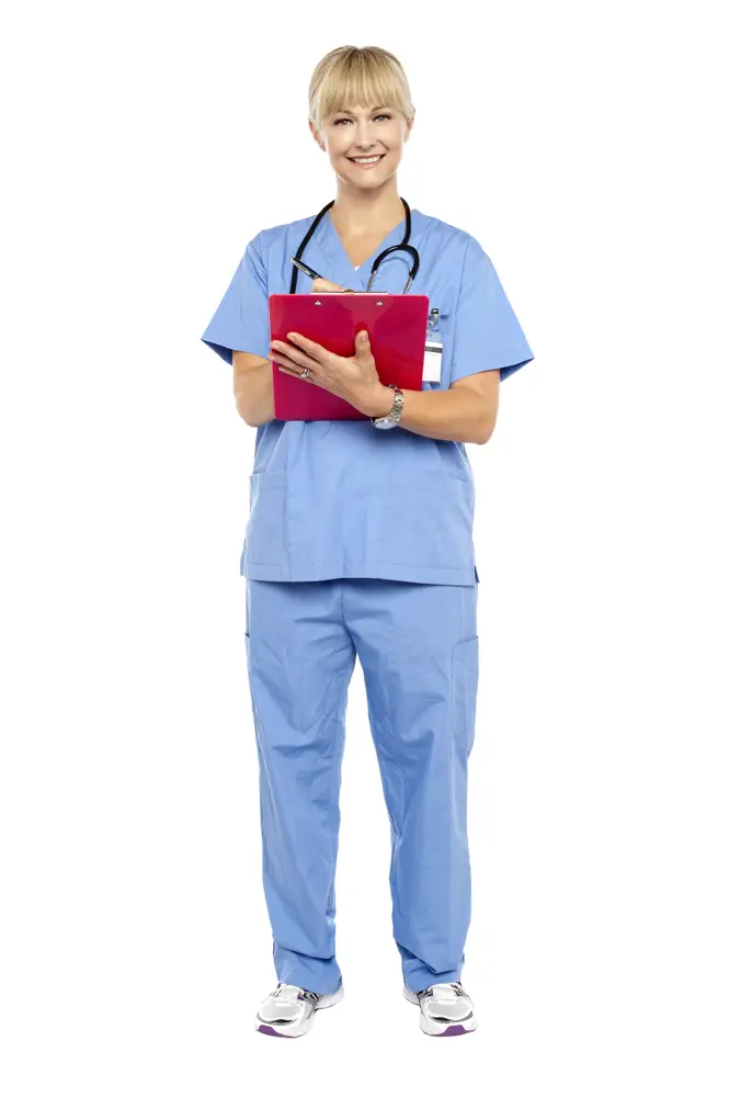 Nurse Holding a Clipboard