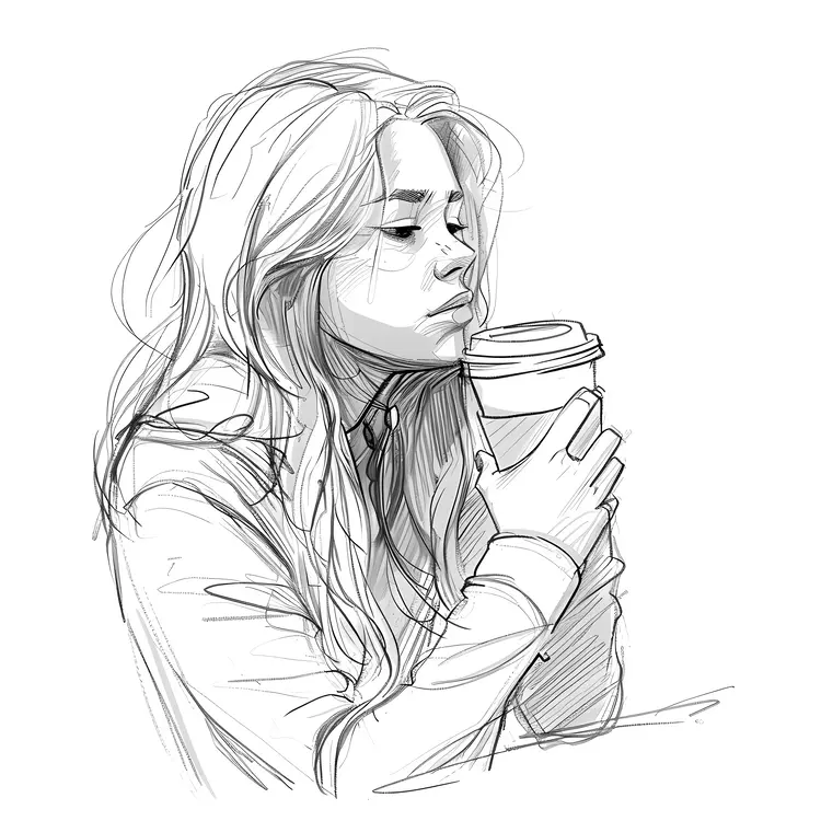 Relaxing with a Cup of Coffee