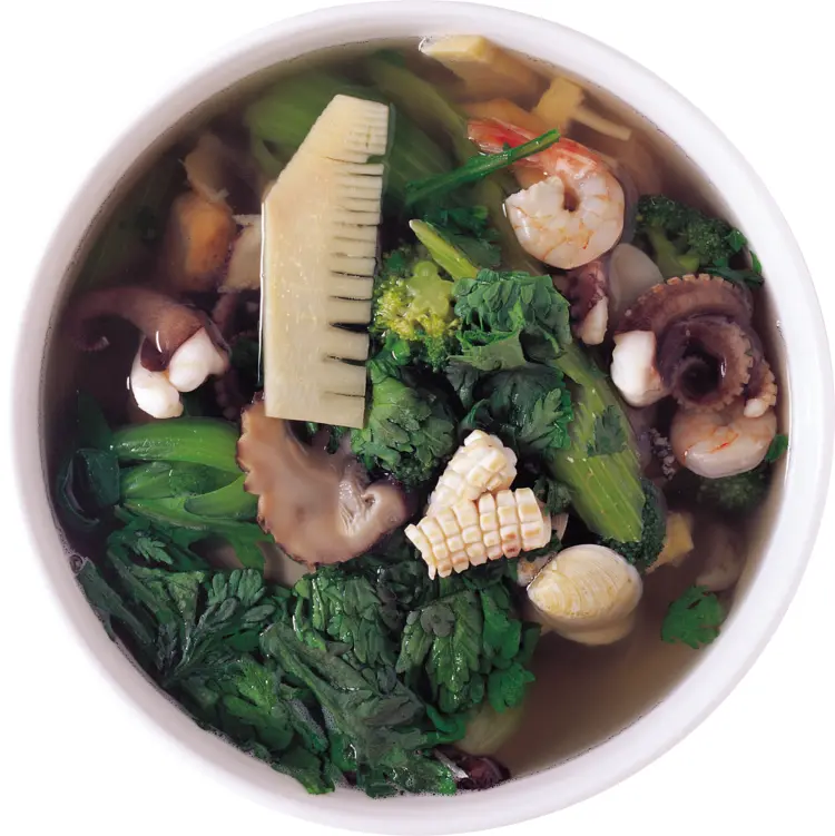 Savory Seafood Soup with Vegetables
