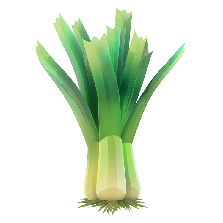 Fresh Green Leek Vegetable