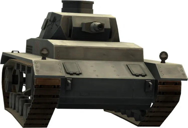 Gray Military Tank