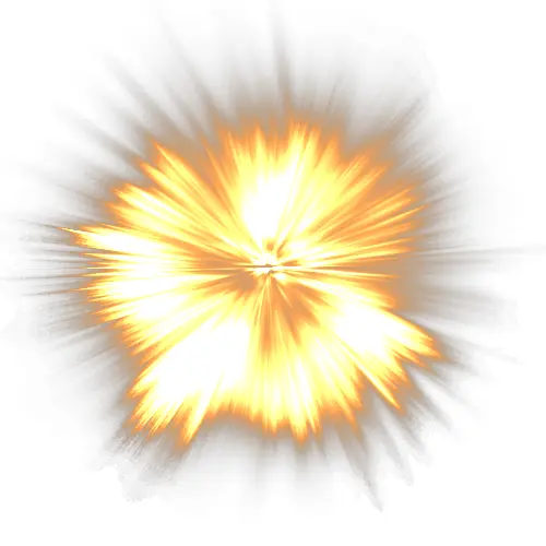 Bright Yellow and Orange Explosion