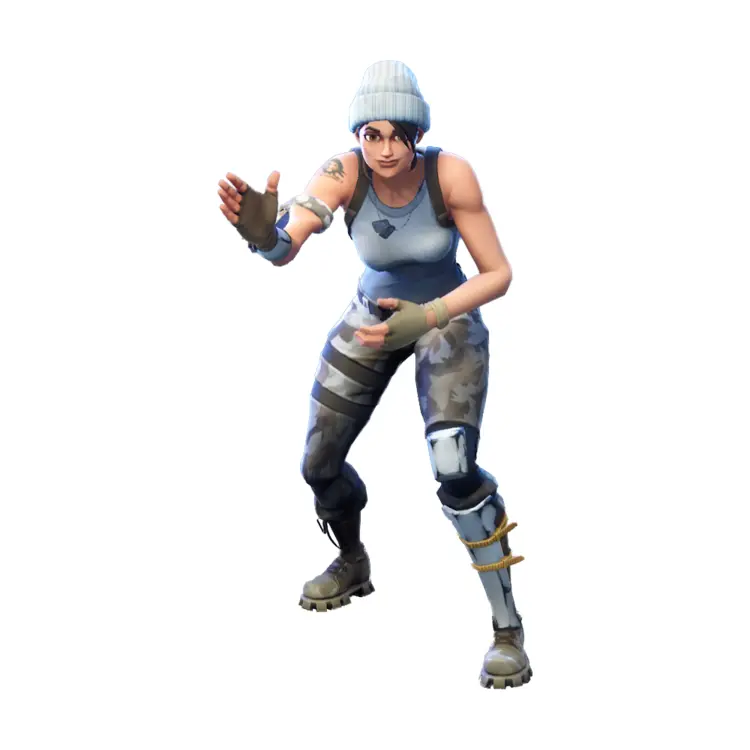 Female Soldier in Fortnite