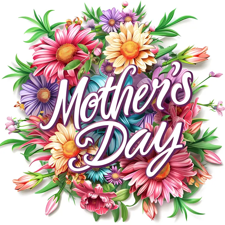 Mother's Day Colorful Floral Arrangement