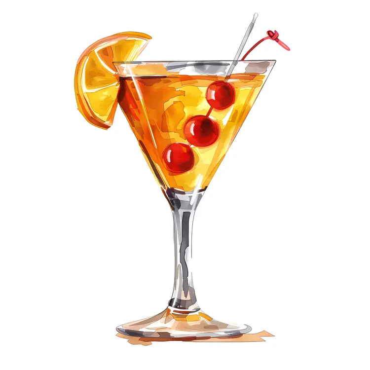 Cocktail with Cherries