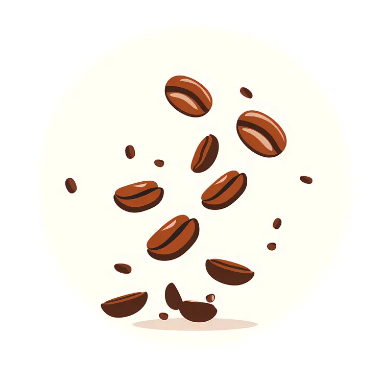 Illustrated Coffee Beans