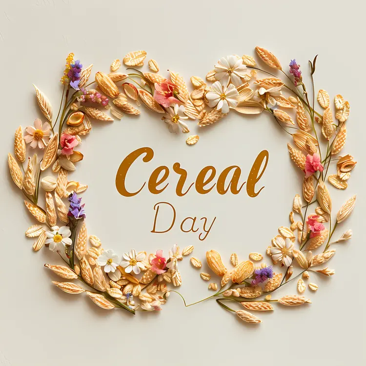Heart Cereal Day Celebration