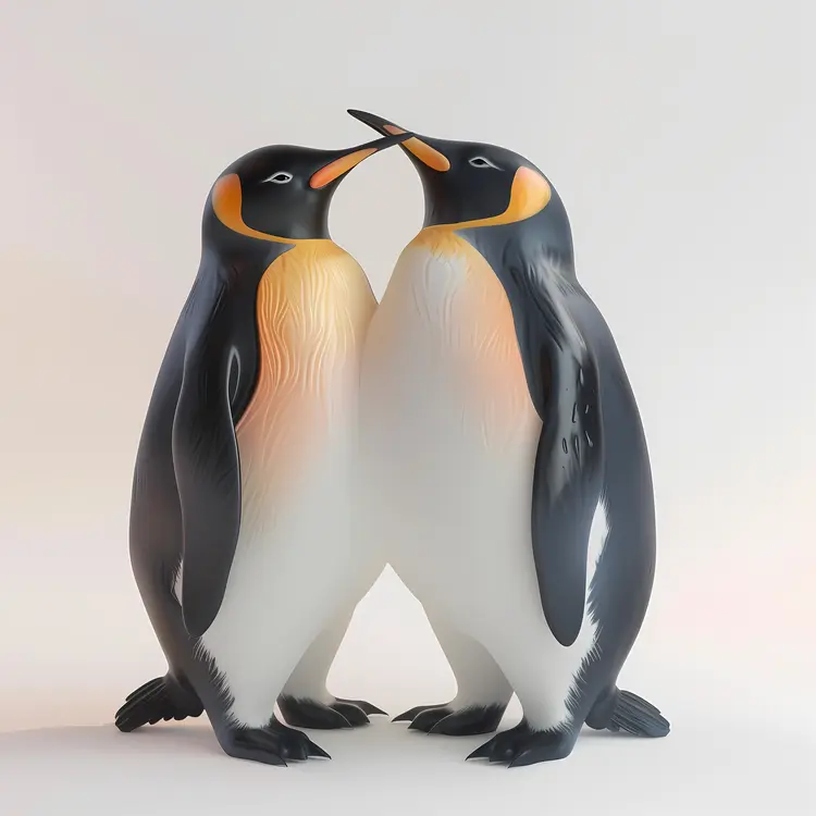 Cute Penguin Couple