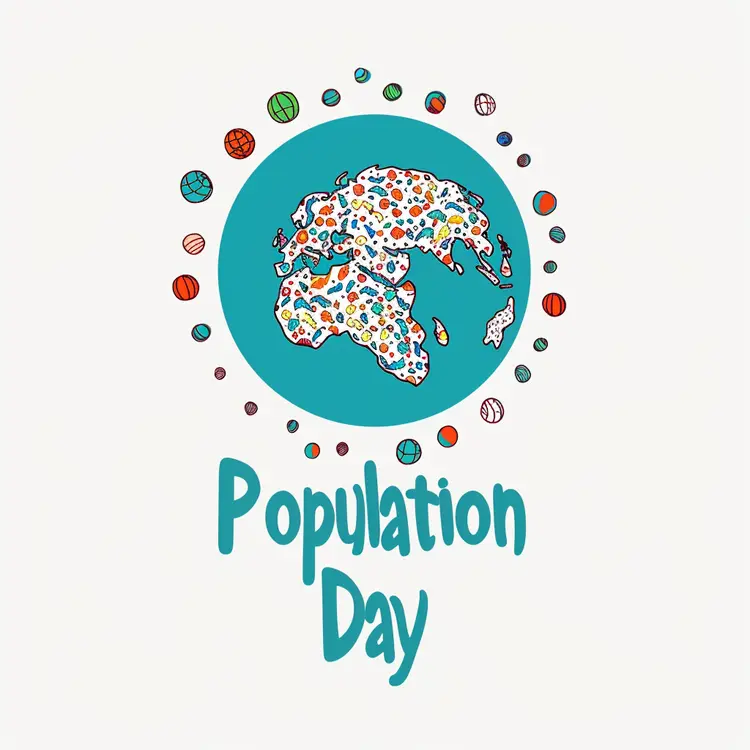 Population Day Illustration
