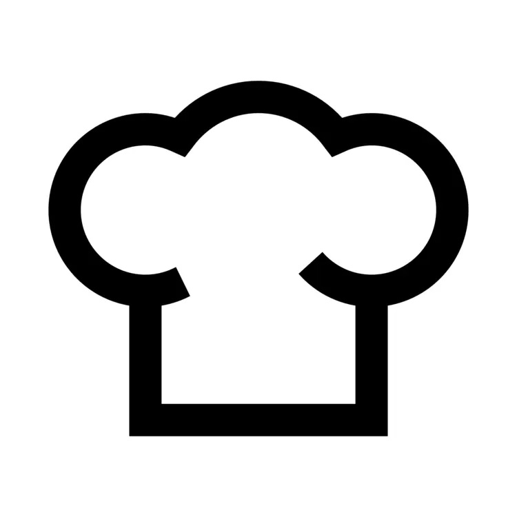 Simple Chef Hat Icon