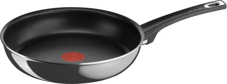 Black Frying Pan with Red Spot