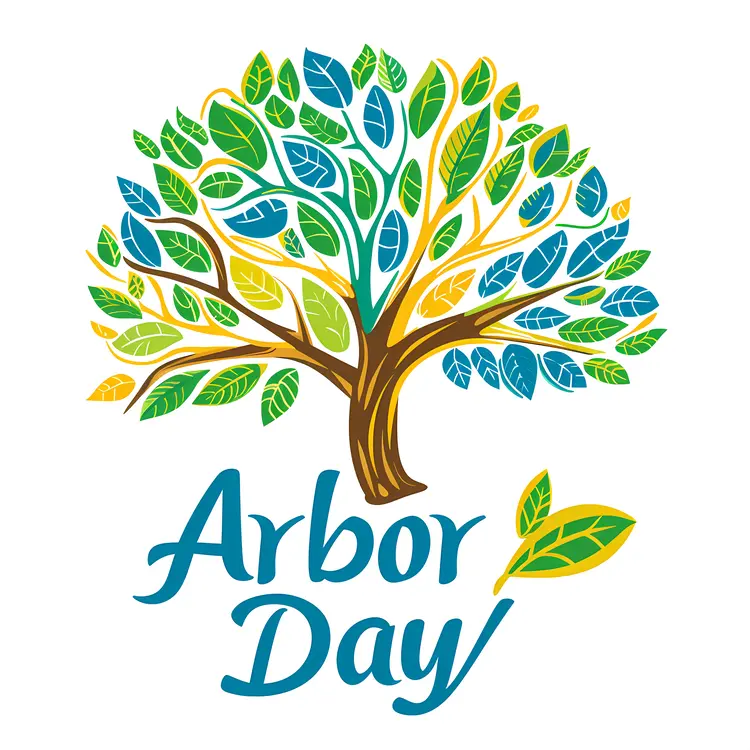 Arbor Day Tree Illustration