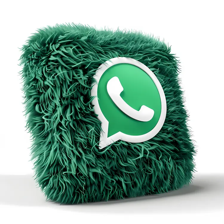 Green Furry WhatsApp Icon