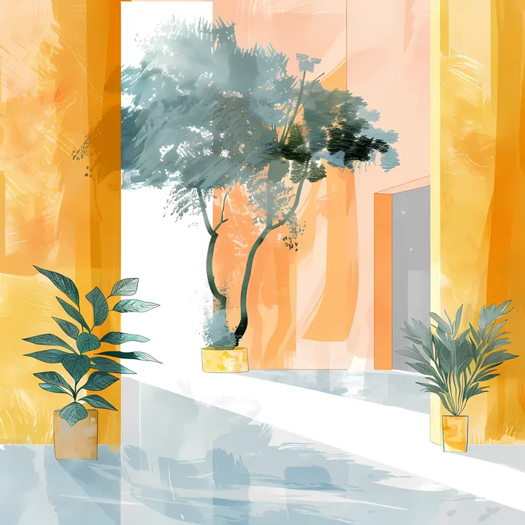 Indoor Plants in Modern Space