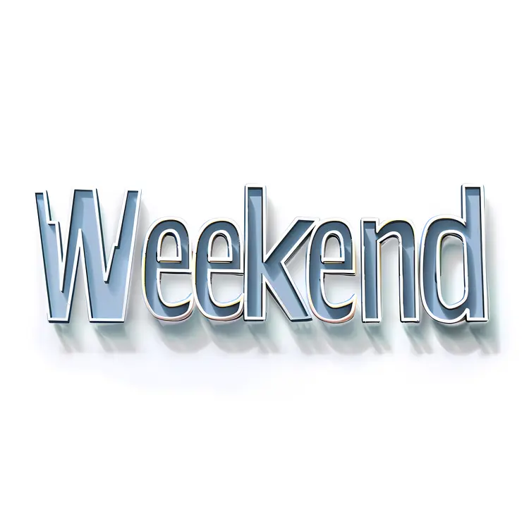 Weekend Text Design