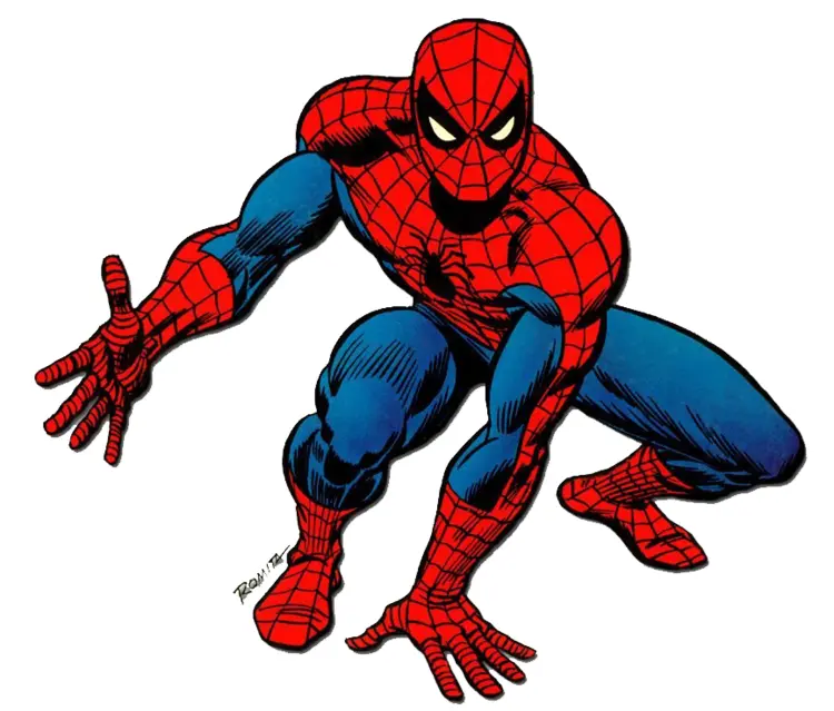 Classic Spider-Man in Action Pose