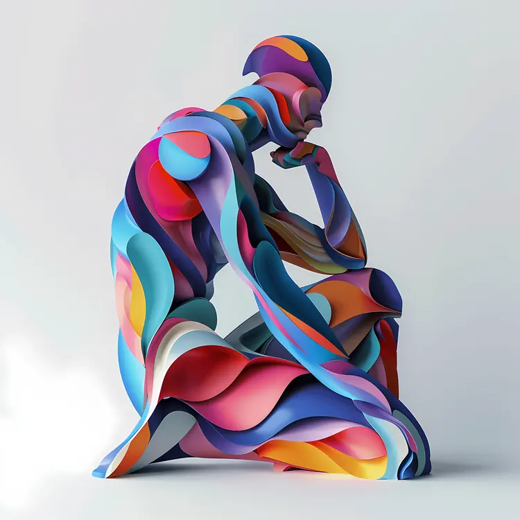 Colorful Abstract Thinker