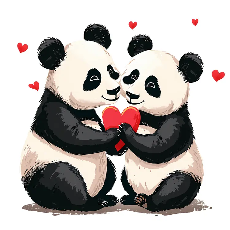 Pandas with Heart