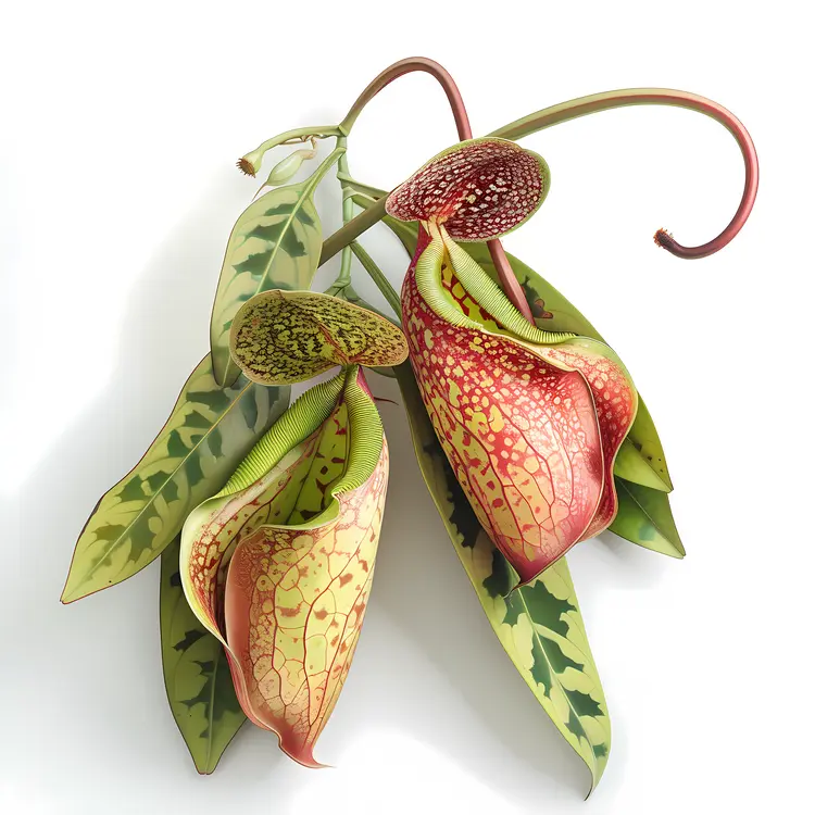 Colorful Pitcher Plant Illustration