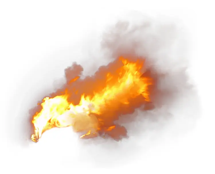 Horizontal Fire and Smoke