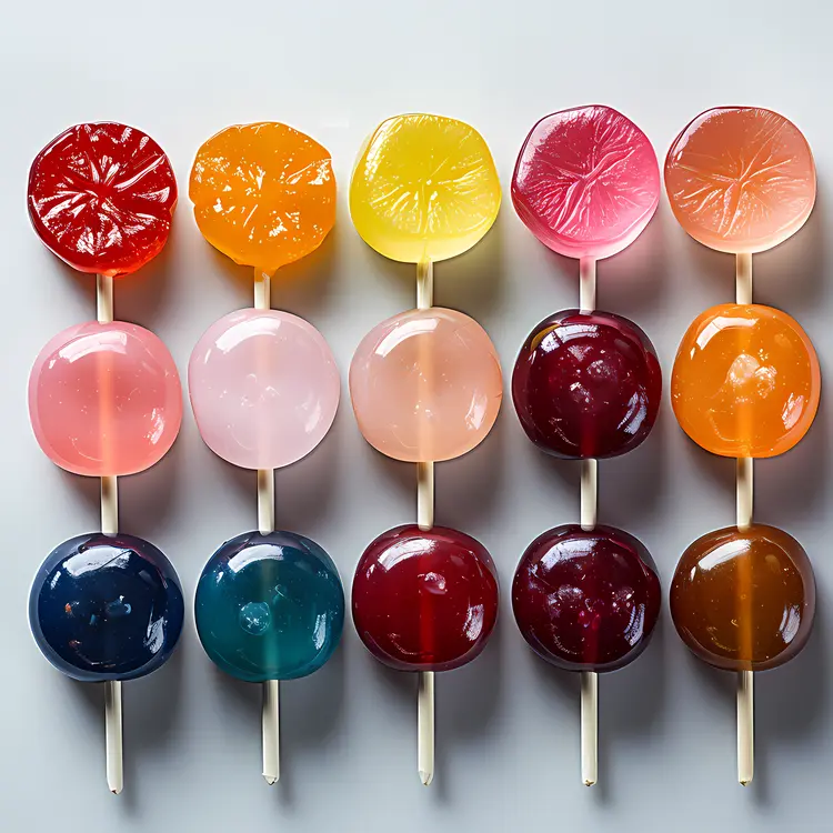 Colorful Assorted Lollipops