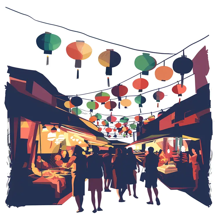 Colorful Night Market