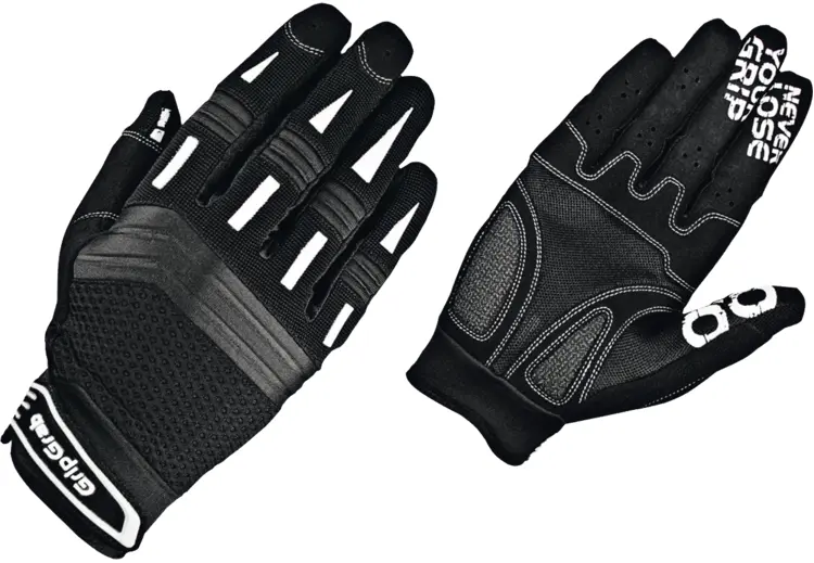 Black Full-Finger Gloves with Enhanced Grip