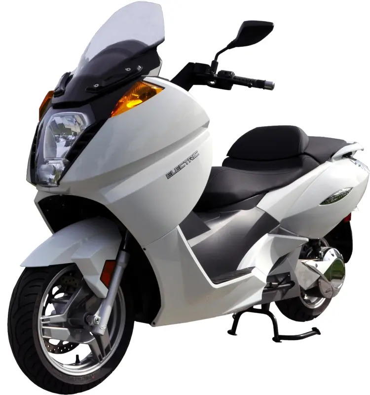 White Electric Scooter for Modern Transportation