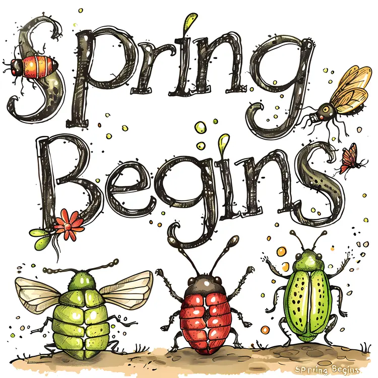 Spring Begins with Insects