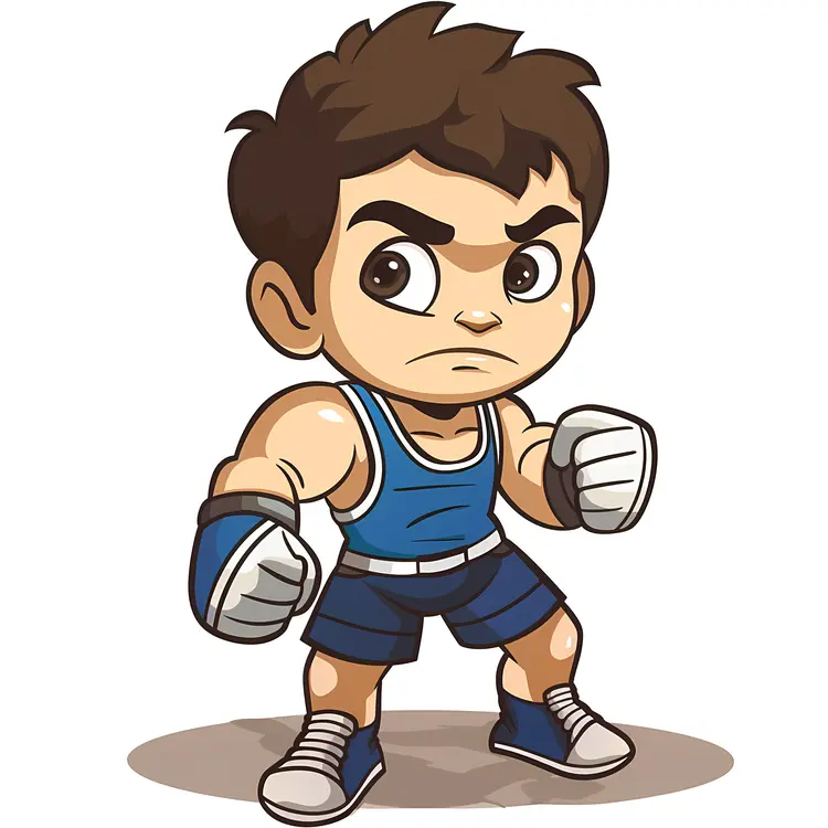 Cute Cartoon Boxer