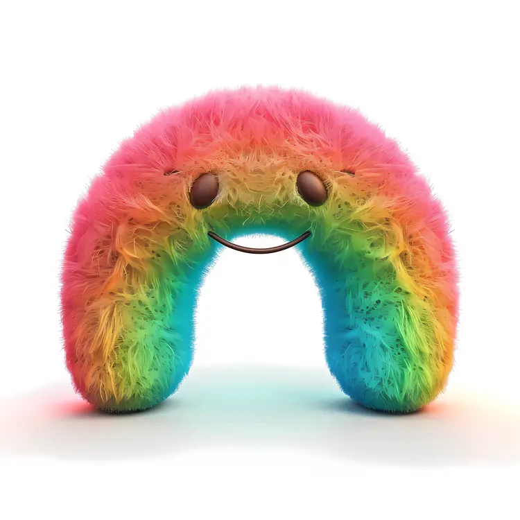 Smiling Colorful Rainbow Arch