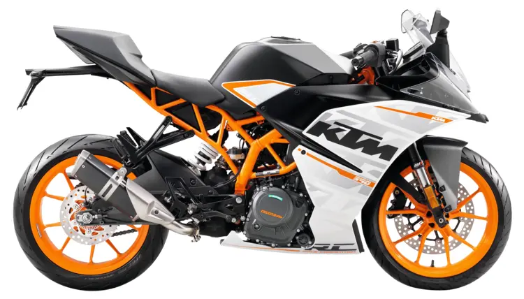Black and White Motorcycle for Racing Enthusiasts