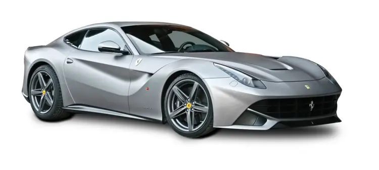 Silver Luxury Performance Car