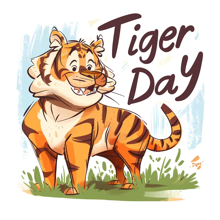 Tiger Day Cartoon