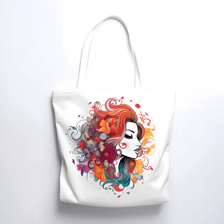 Artistic Woman with Vibrant Hair