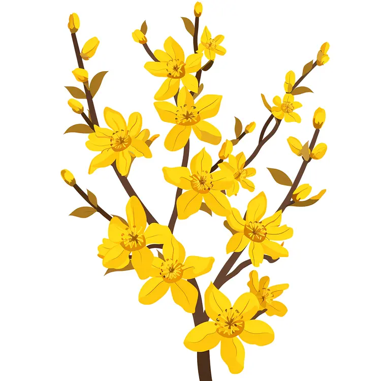 Yellow Flowers in Spring