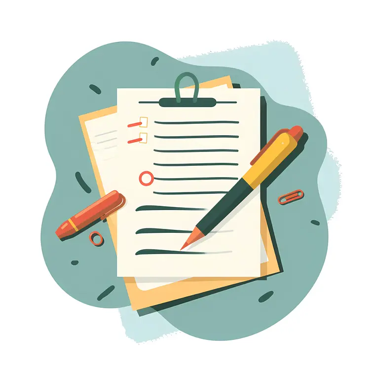 Paper and Pen for Writing Notes