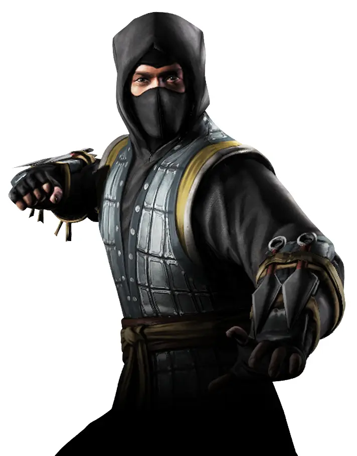 Ninja Character in Combat Pose