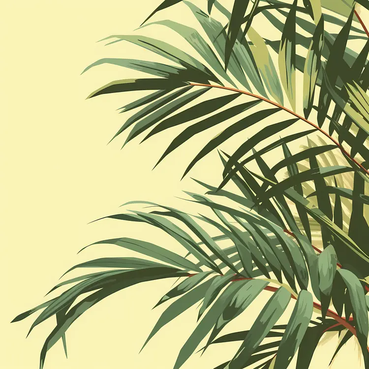 Tropical Leaves Illustration