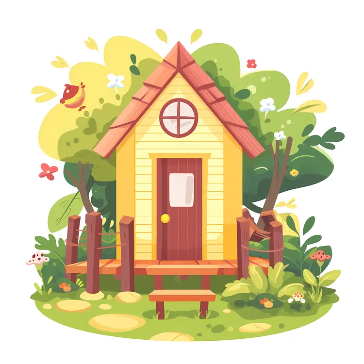 Small Cute Doodle House