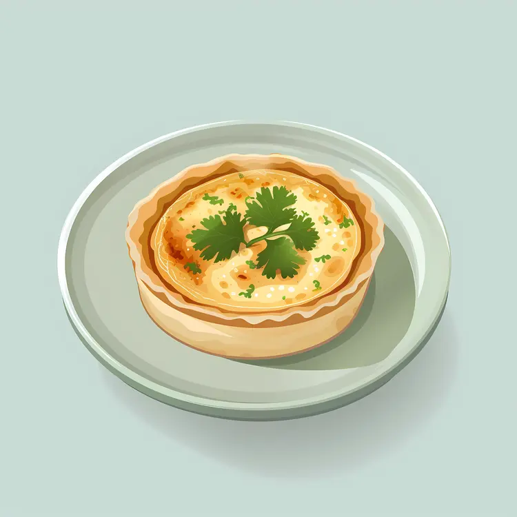 Single Tart with Garnish