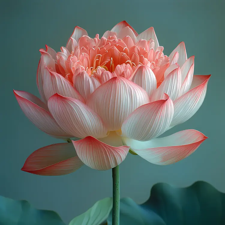 Serene Lotus Flower in Bloom